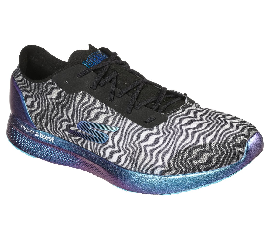 SPEED 6 CLOAK HYPER, BLACK/BLUE Footwear Right View