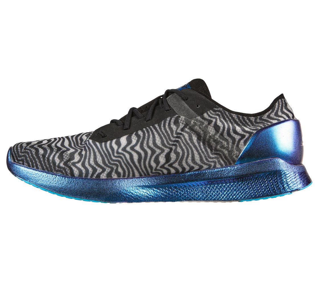 SPEED 6 CLOAK HYPER, BLACK/BLUE Footwear Left View