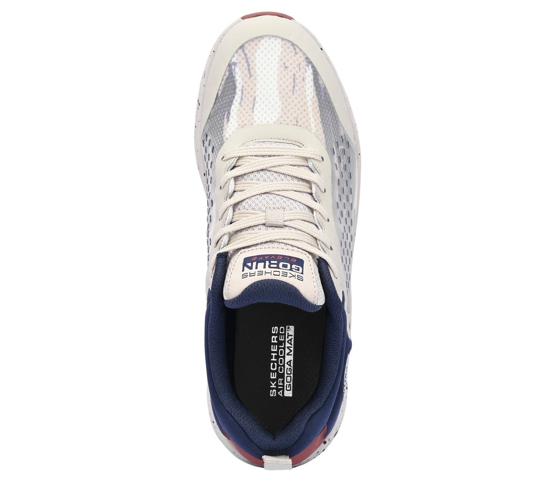 GO RUN ELEVATE, NATURAL Footwear Top View