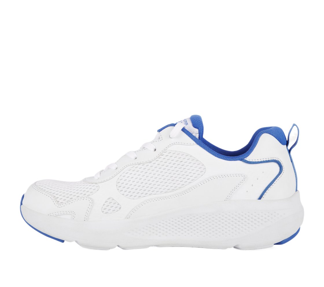 GO RUN ELEVATE, WHITE/NAVY Footwear Left View