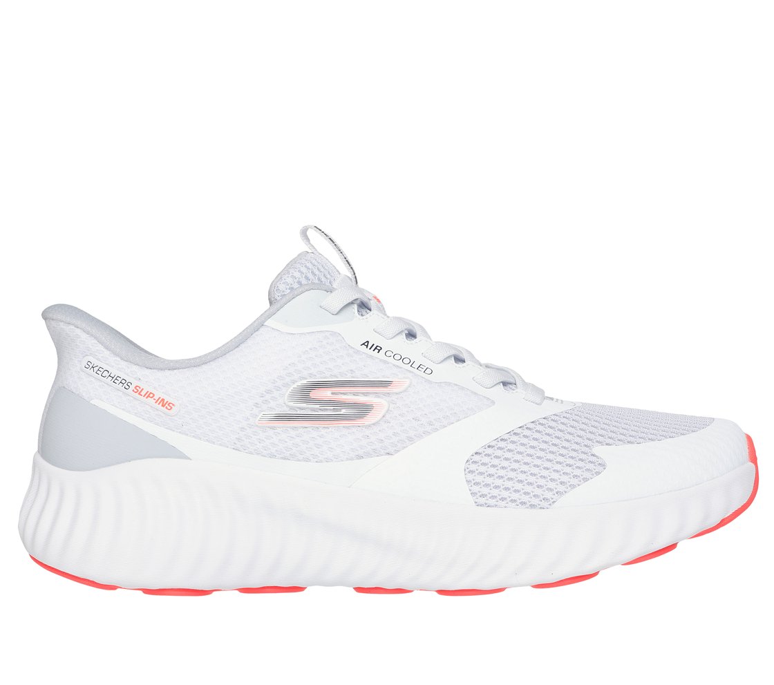 GO RUN NOW - STARFUSE, WHITE/GRAY Footwear Lateral View