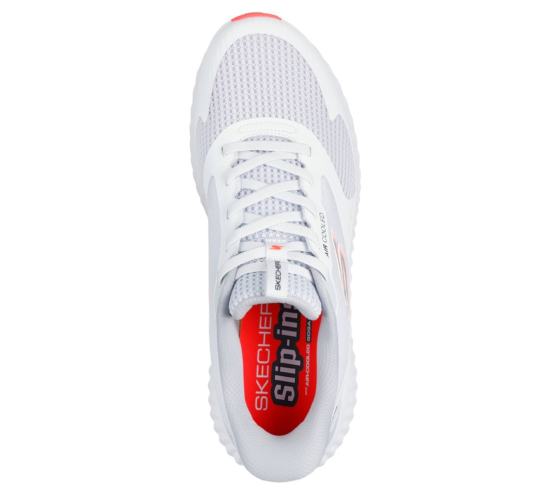 GO RUN NOW - STARFUSE, WHITE/GRAY Footwear Top View