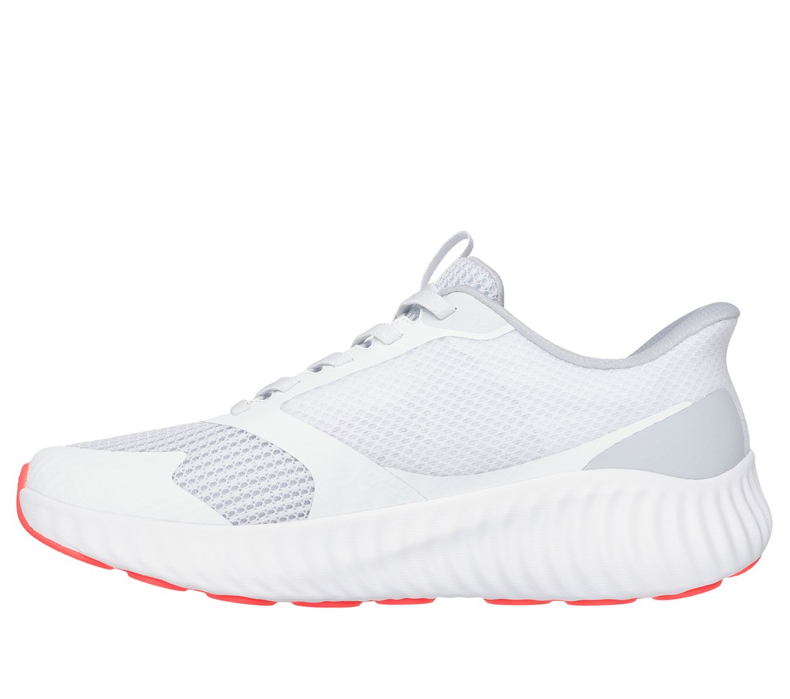 GO RUN NOW - STARFUSE, WHITE/GRAY Footwear Left View