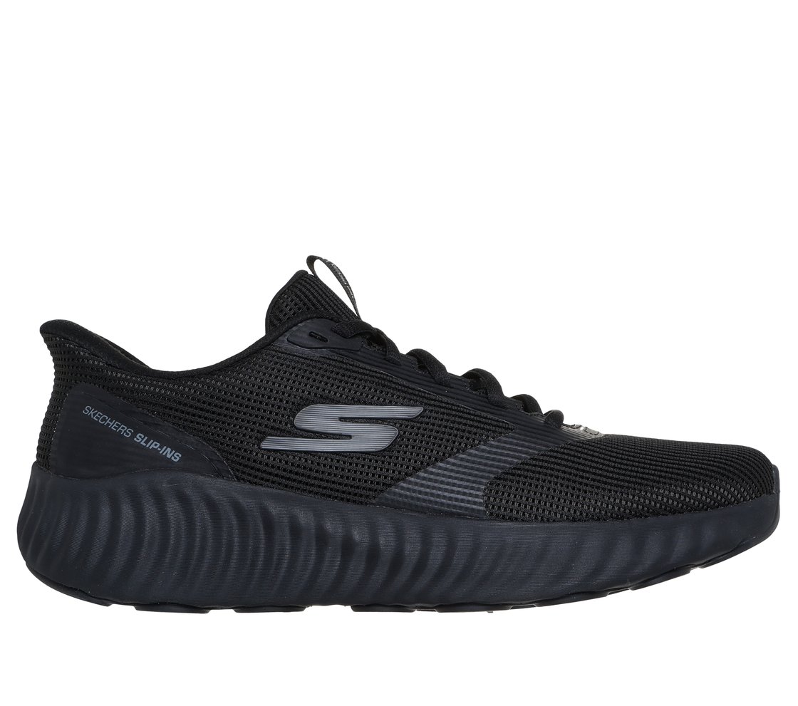GO RUN NOW - STOVER, BLACK Footwear Lateral View