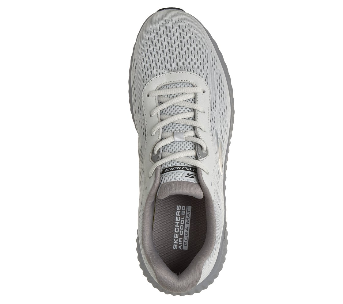 GO RUN NOW - LIGHTDRIVE, GRAY/CHARCOAL Footwear Top View