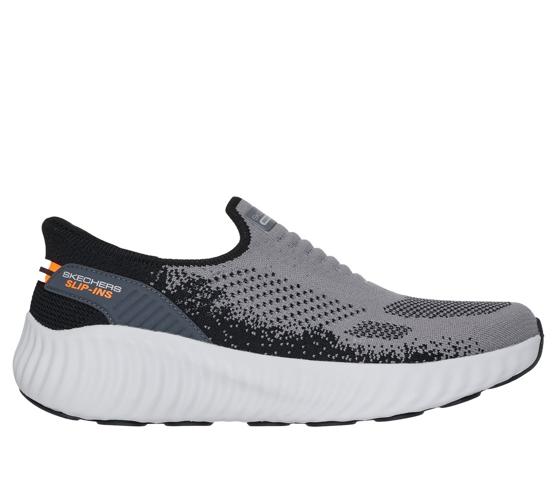 GO RUN NOW - BRIAR, CHARCOAL/BLACK Footwear Lateral View