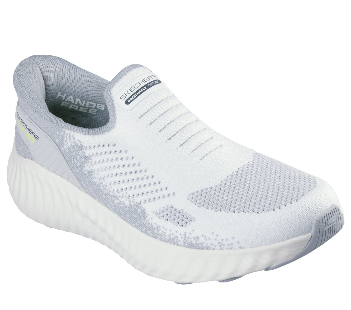GO RUN NOW - BRIAR, WHITE/GRAY Footwear Right View