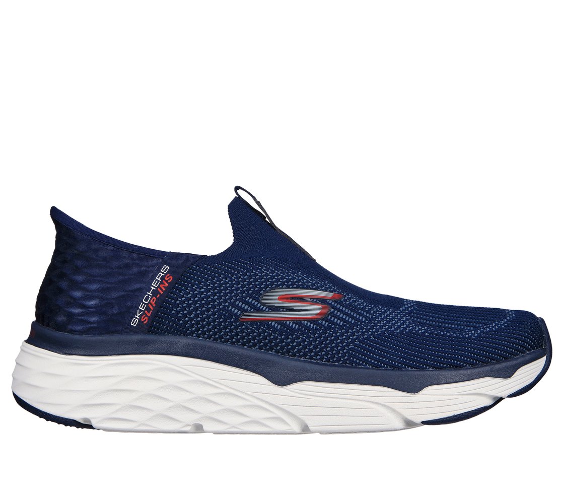 MAX CUSHIONING ELITE - ADVANT, NAVY Footwear Lateral View