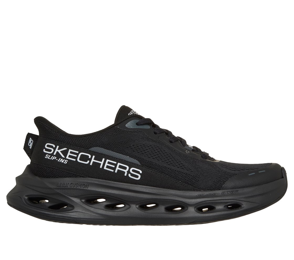 MAX CUSHIONING GLIDE-STEP - A, BBLACK Footwear Lateral View