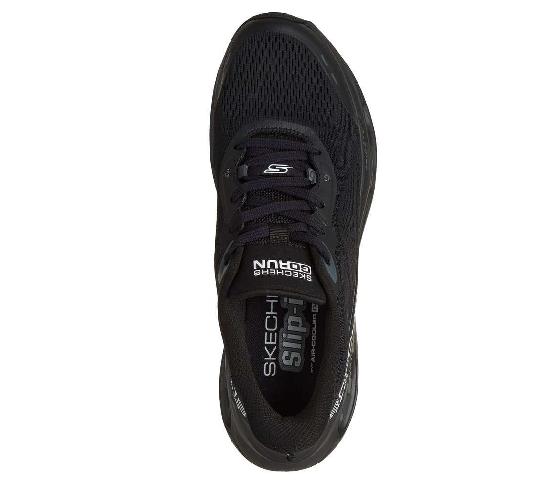 MAX CUSHIONING GLIDE-STEP - A, BBLACK Footwear Top View