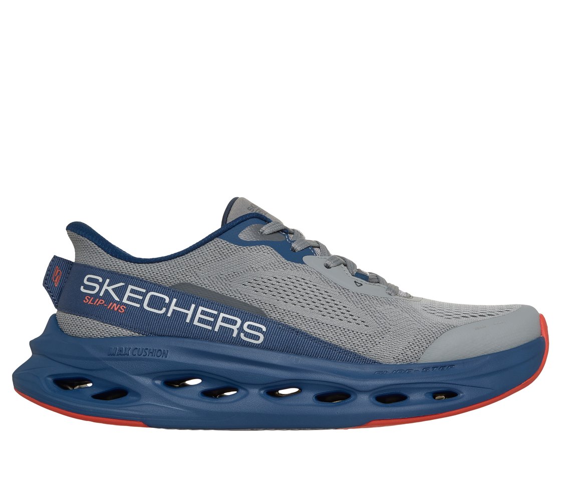 MAX CUSHIONING GLIDE-STEP - A, GREY/NAVY