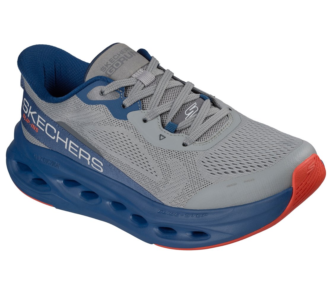 MAX CUSHIONING GLIDE-STEP - A, GREY/NAVY