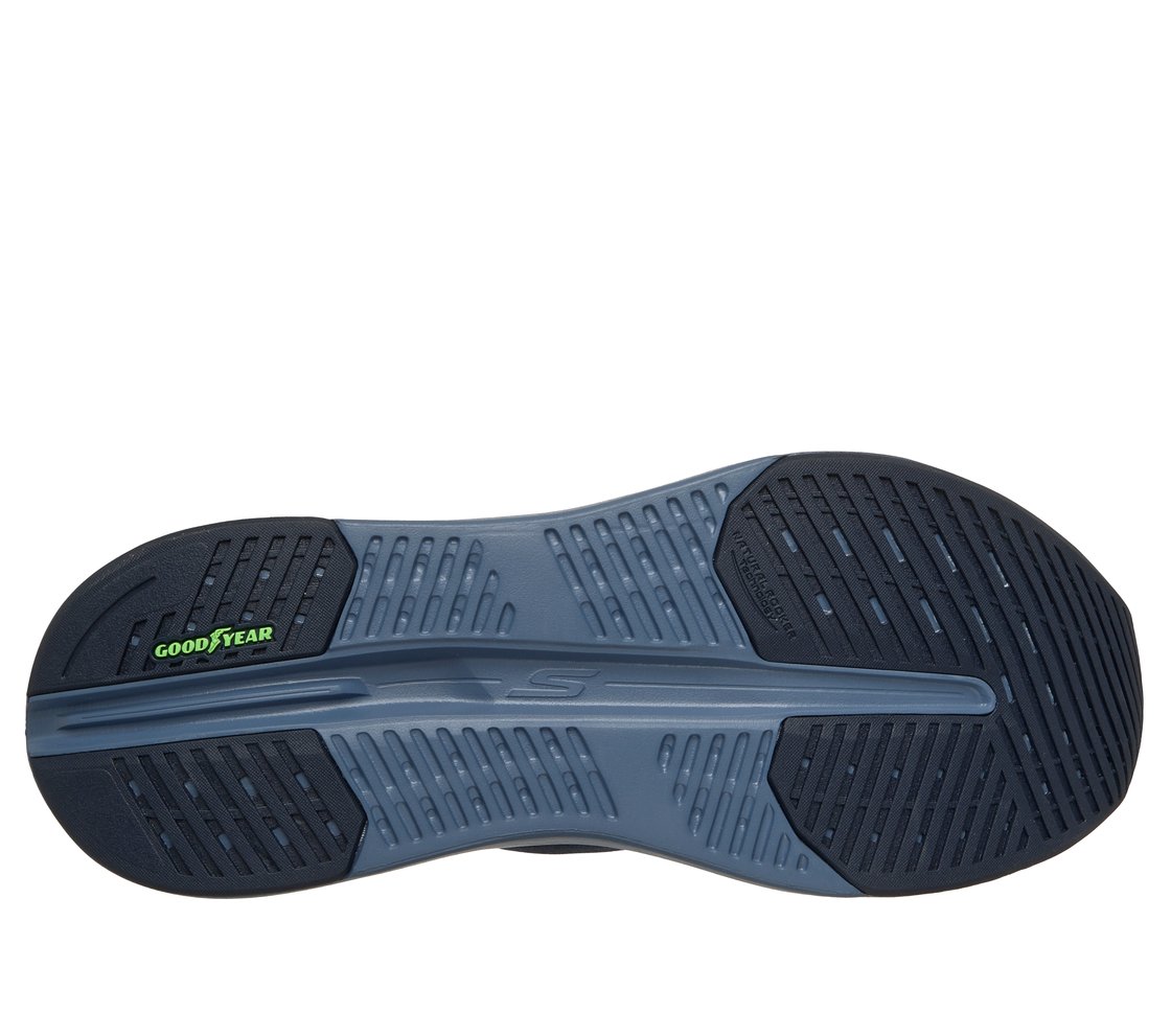 MAX CUSHIONING GLIDE-STEP - A, NAVY/MULTI Footwear Bottom View