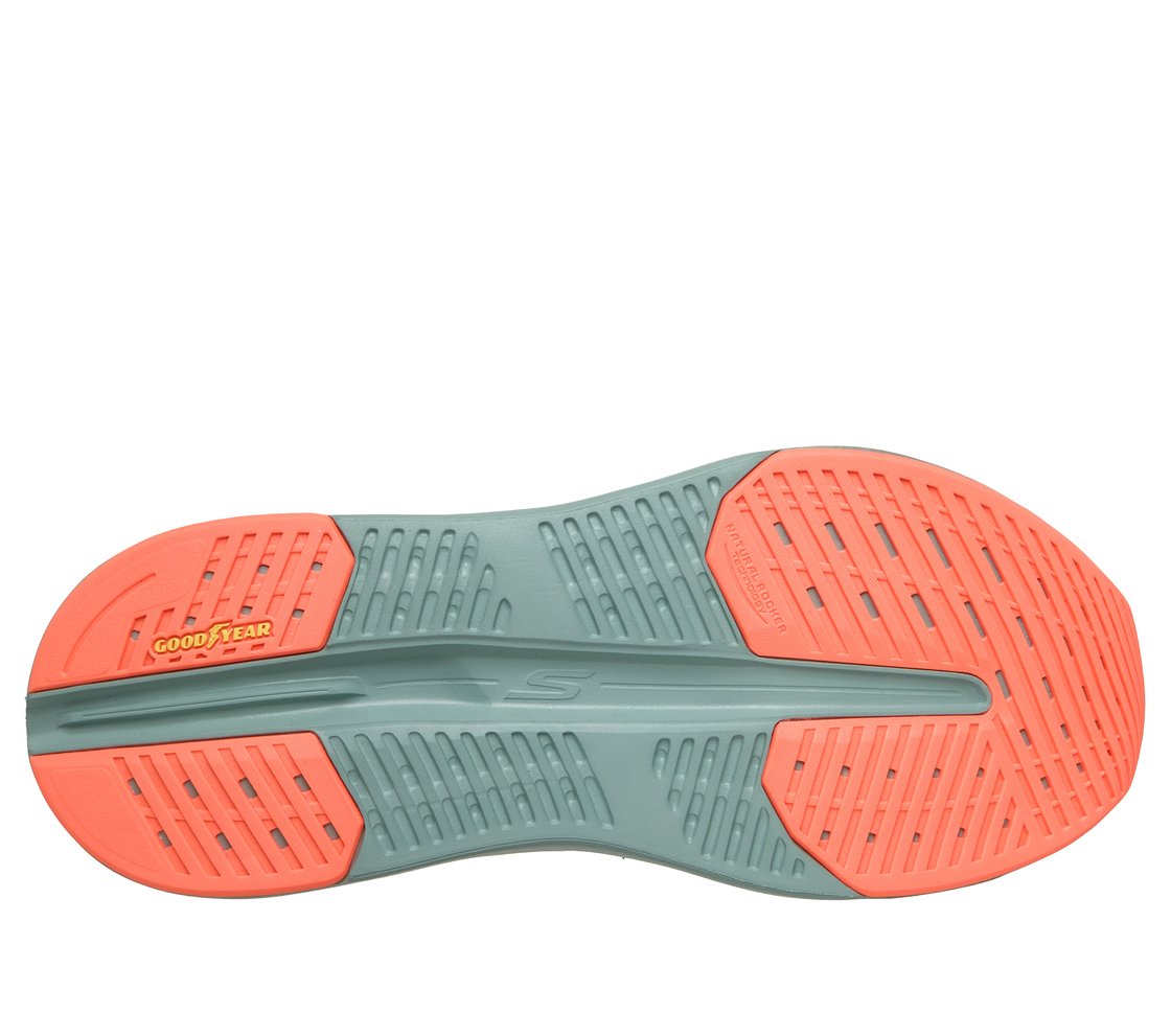 MAX CUSHIONING GLIDE-STEP - A, WHITE/MULTI Footwear Bottom View