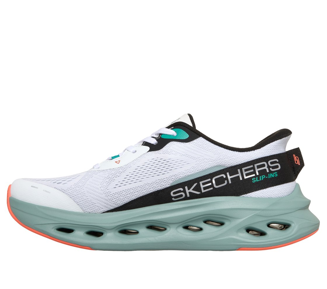 MAX CUSHIONING GLIDE-STEP - A, WHITE/MULTI Footwear Left View