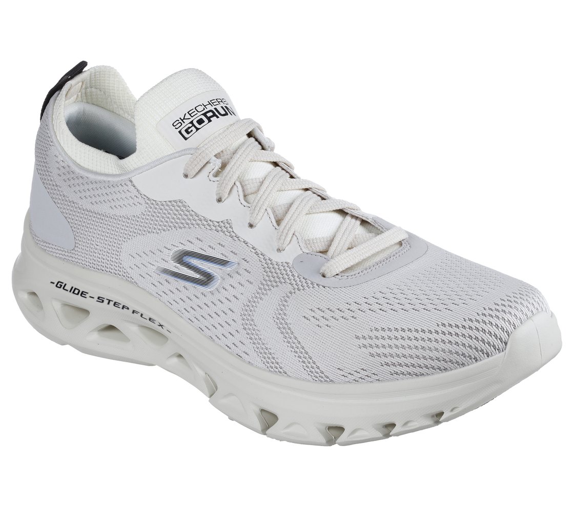 GO RUN GLIDE-STEP FLEX-RADAR, WHITE BLACK Footwear Right View