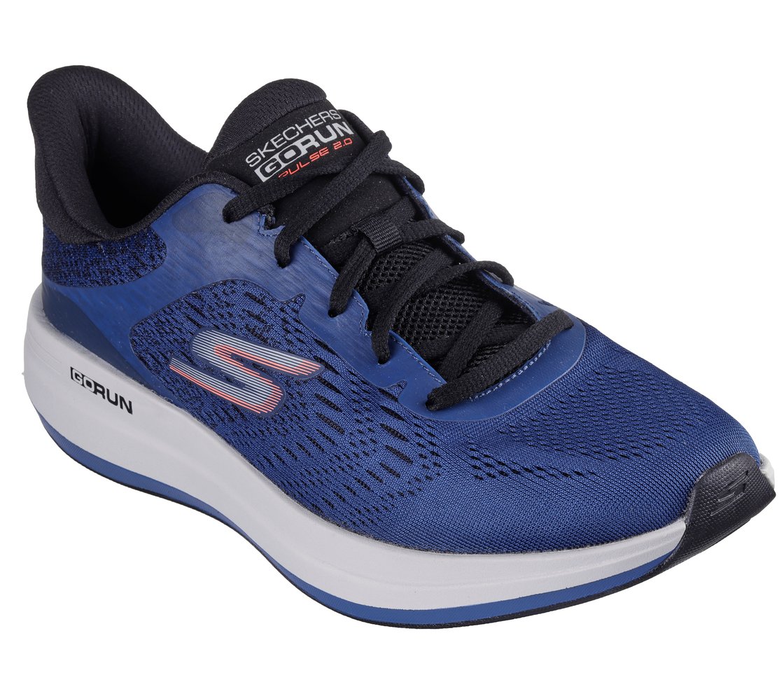 GO RUN PULSE 2, NAVY Footwear Right View