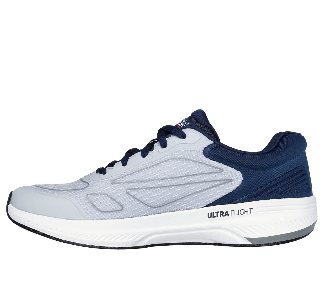 GO RUN PULSE 2.0 - CROSS ROAD, NAVY/GRAY Footwear Left View