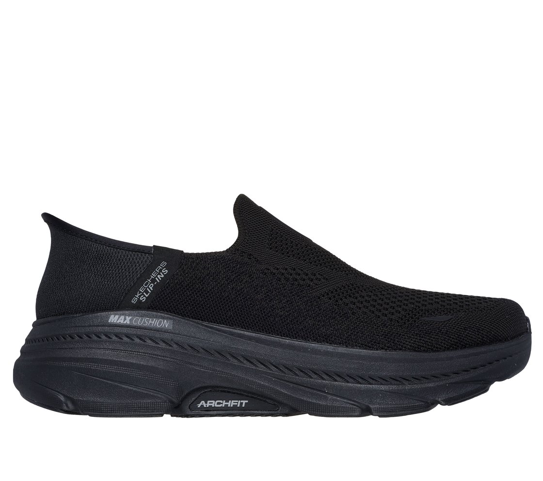 MAX CUSHIONING ARCH FIT 2, BLACK Footwear Lateral View