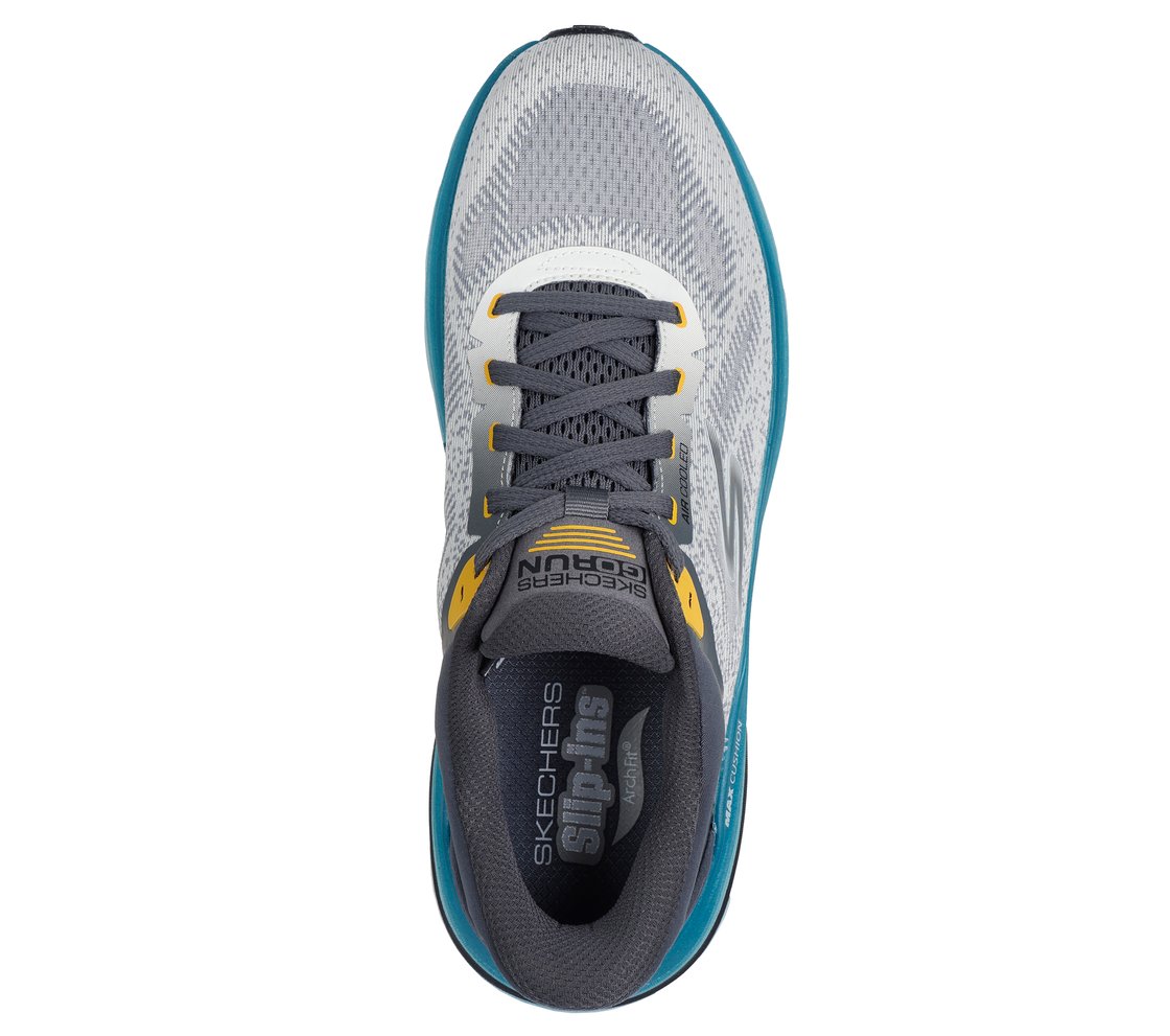 MAX CUSHIONING ARCH FIT 2, GRAY/CHARCOAL Footwear Top View