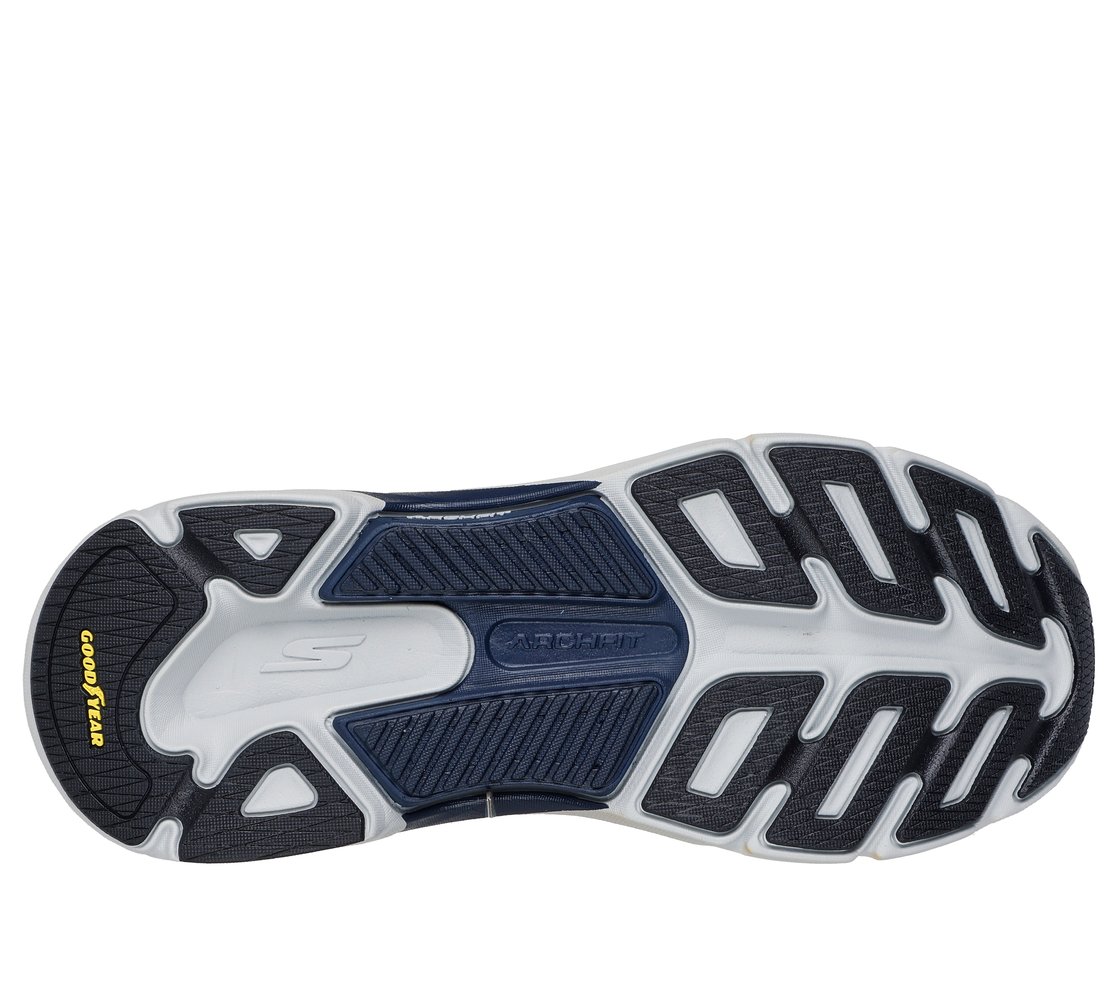 MAX CUSHIONING ARCH FIT 2, NVY/ORNG Footwear Bottom View