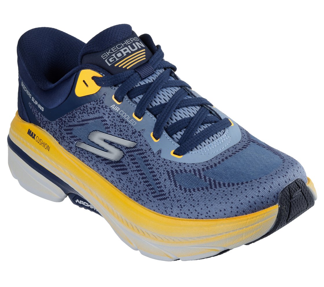 MAX CUSHIONING ARCH FIT 2, NVY/ORNG Footwear Right View