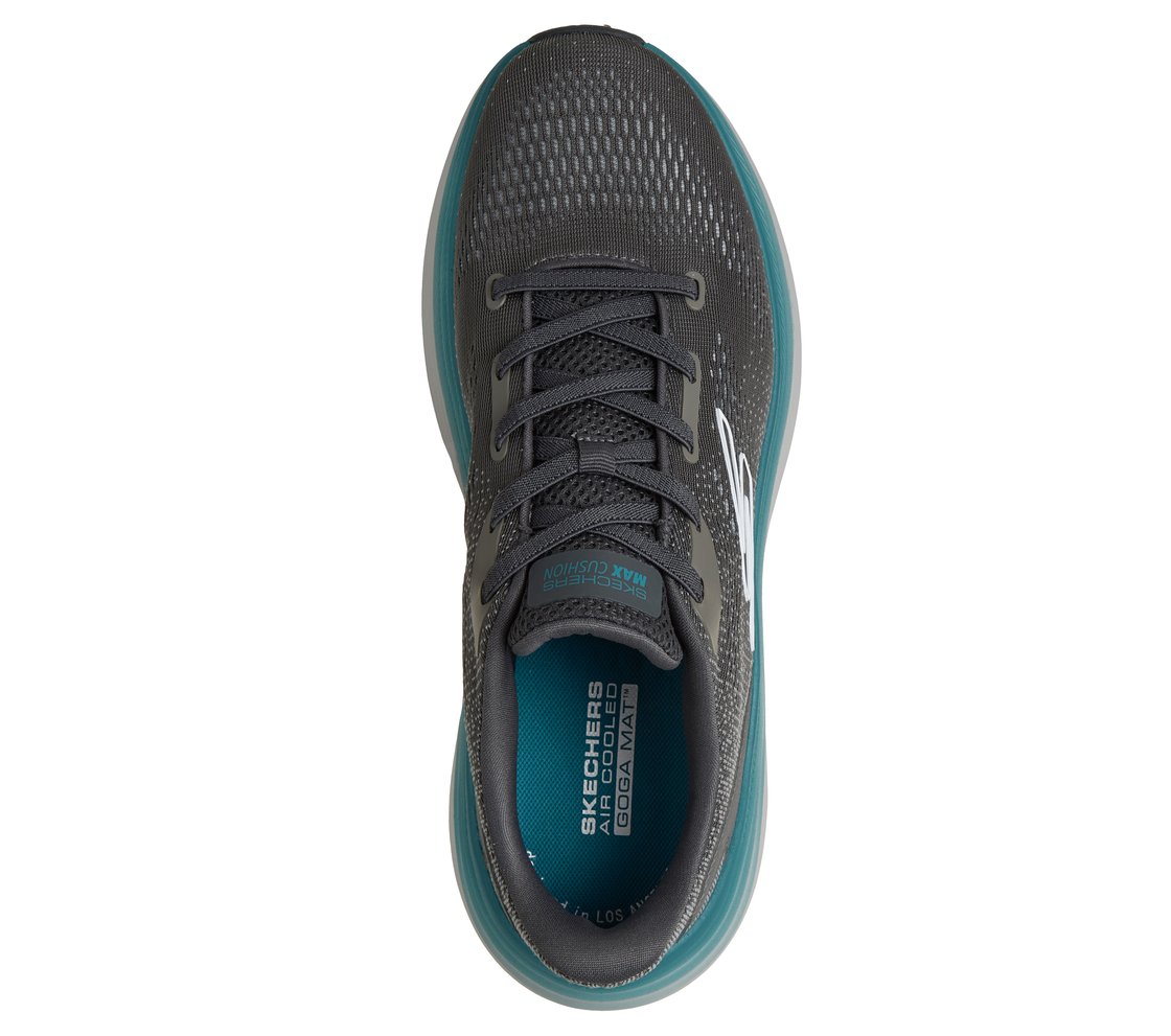 MAX CUSHIONING ENDEAVOUR - KA, CHARCOAL Footwear Top View