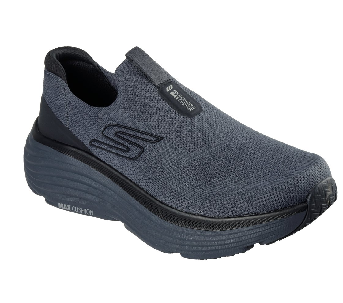 MAX CUSHIONING ENDEAVOUR - SA, CHARCOAL/BLACK Footwear Right View