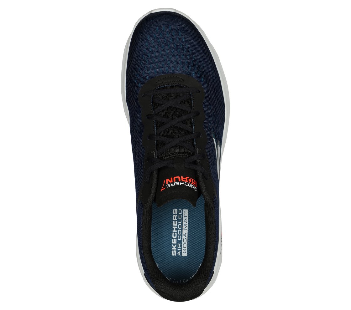 GO RUN 7, NAVY/BLACK Footwear Top View