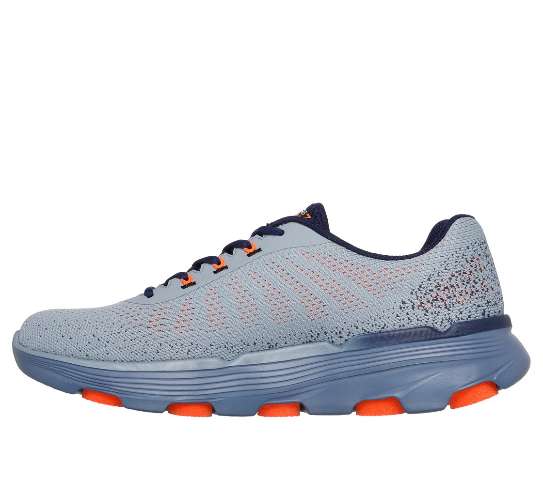 GO RUN 7, GRAY/NAVY Footwear Left View