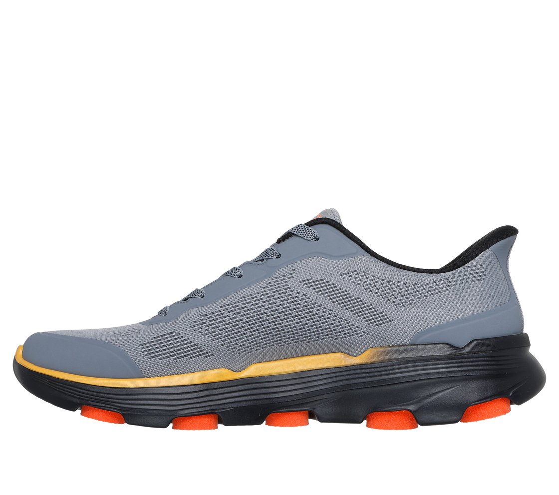 GO RUN 7, GRAY/BLACK Footwear Left View