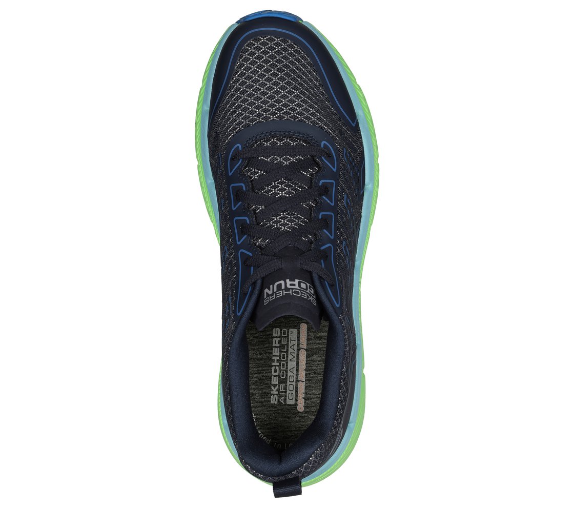 MAX CUSHIONING PREMIER 2, NAVY/MULTI Footwear Top View