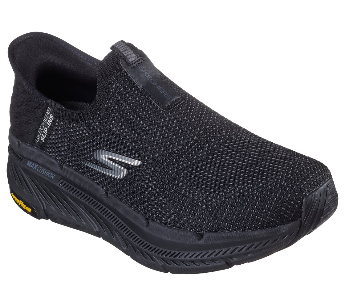 SKECHERS SLIP-INS: MAX CUSHIONING PREMIER 2, BLACK Footwear Right View