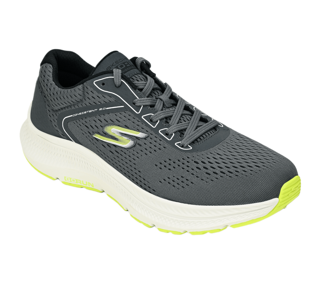 GO RUN CONSISTENT 2, CHARCOAL/BLACK Footwear Right View