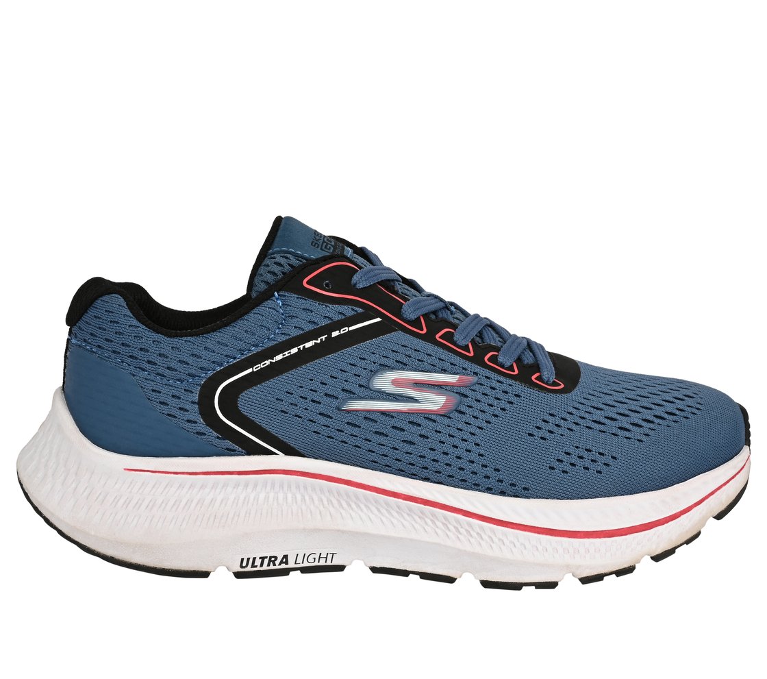 GO RUN CONSISTENT 2, NAVY/BLACK Footwear Lateral View