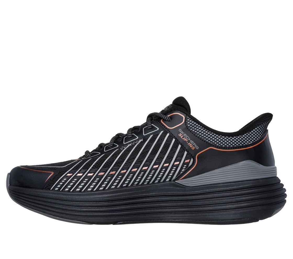 SKECHERS SLIP-INS: MAX CUSHIONING SUSPENSION, BBBBLACK Footwear Left View