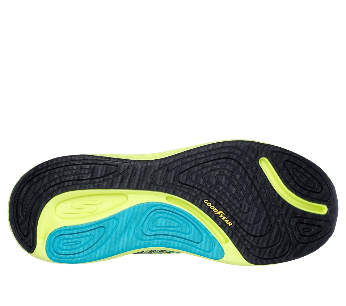 MAX CUSHIONING SUSPENSION - N, YELLOW/BLACK Footwear Bottom View