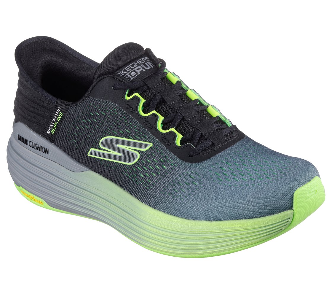 MAX CUSHIONING SUSPENSION - L, BLACK/LIME