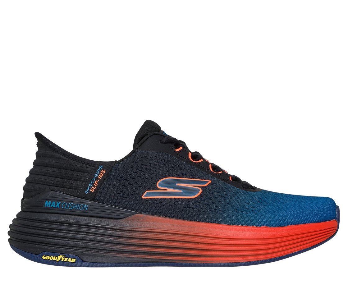 MAX CUSHIONING SUSPENSION - L, BLACK/MULTI Footwear Lateral View