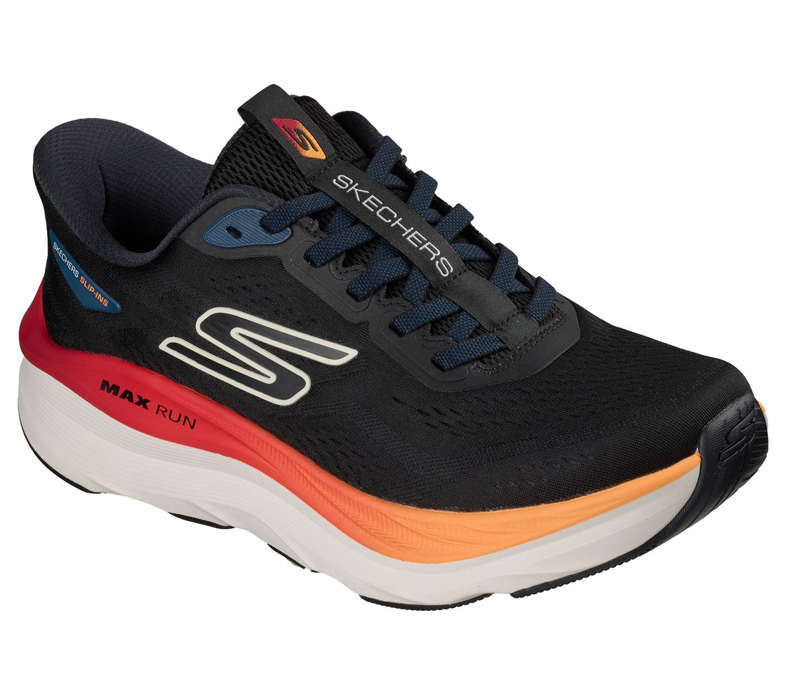 MAX RUN, BLACK/MULTI Footwear Right View
