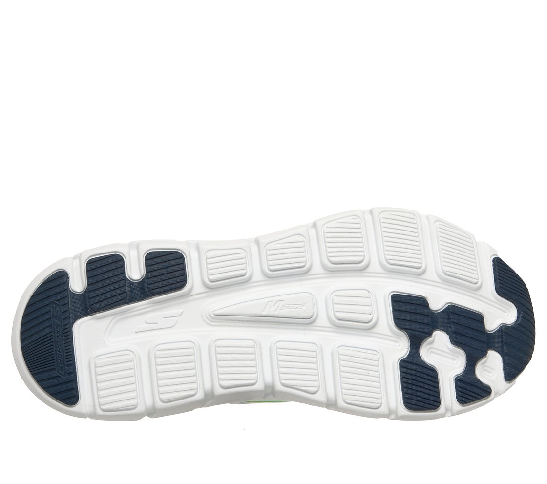 MAX FLEX, WHITE/MULTI Footwear Bottom View