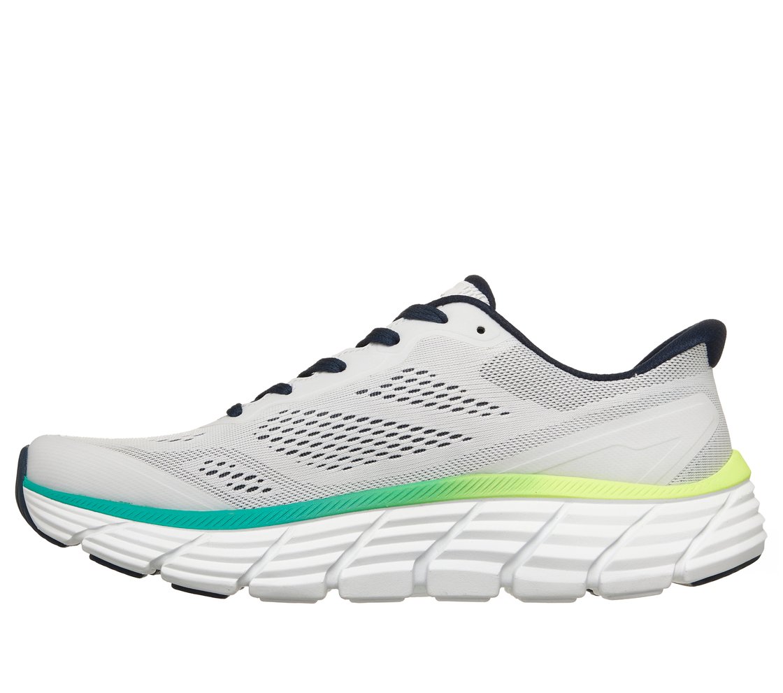 MAX FLEX, WHITE/MULTI Footwear Left View