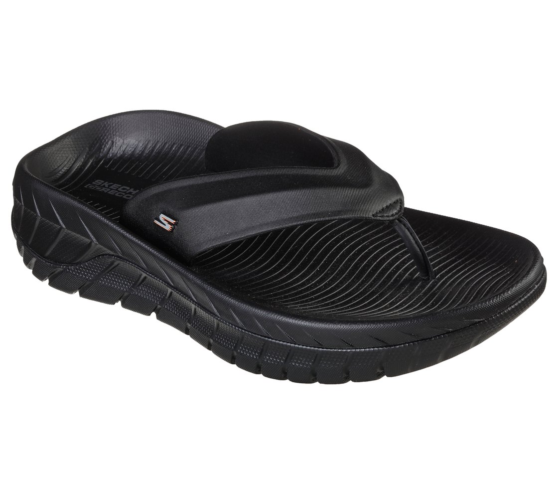 GO RECOVER SANDAL, BBLACK Footwear Right View