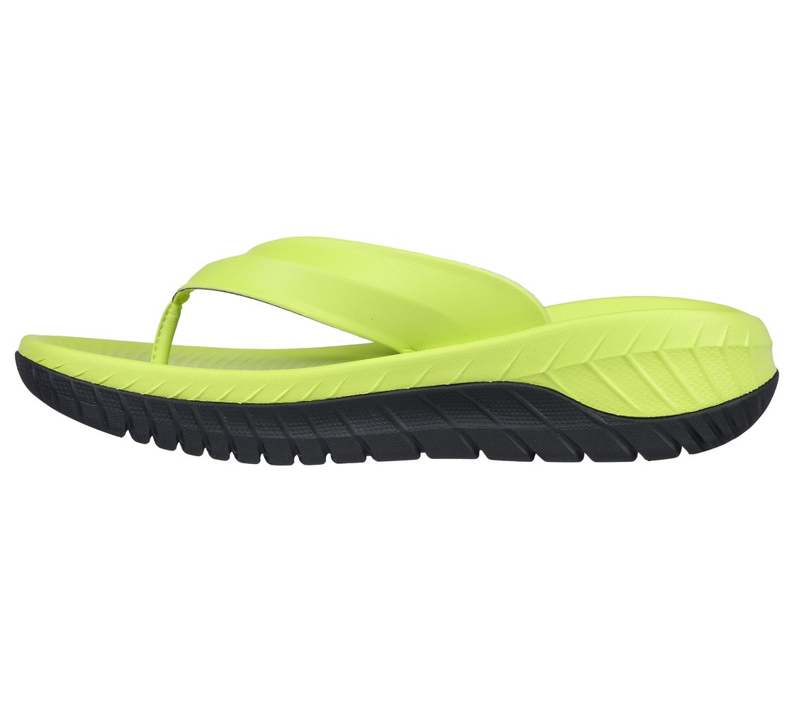GO RECOVER SANDAL, LIME/BLACK Footwear Left View