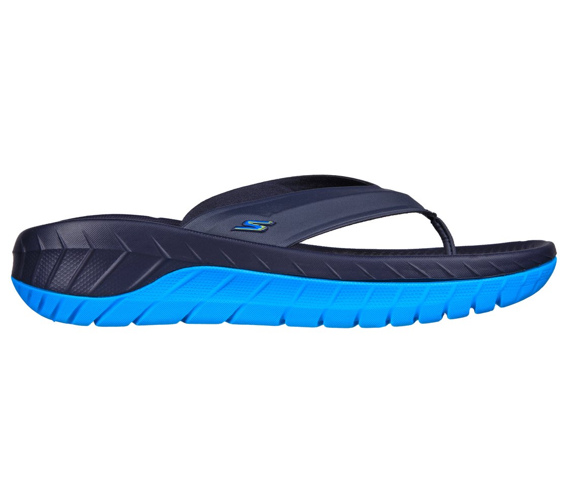 GO RECOVER SANDAL, NAVY/BLUE Footwear Lateral View