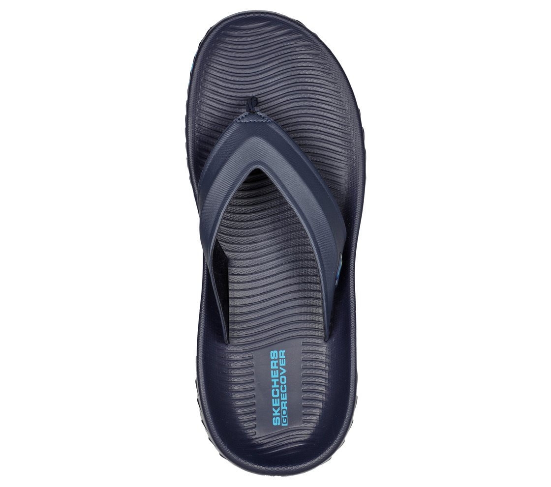 GO RECOVER SANDAL, NAVY/BLUE Footwear Top View