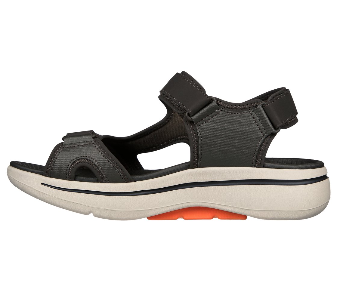 GO WALK ARCH FIT SANDAL-MISSI, OLIVE/ORANGE
