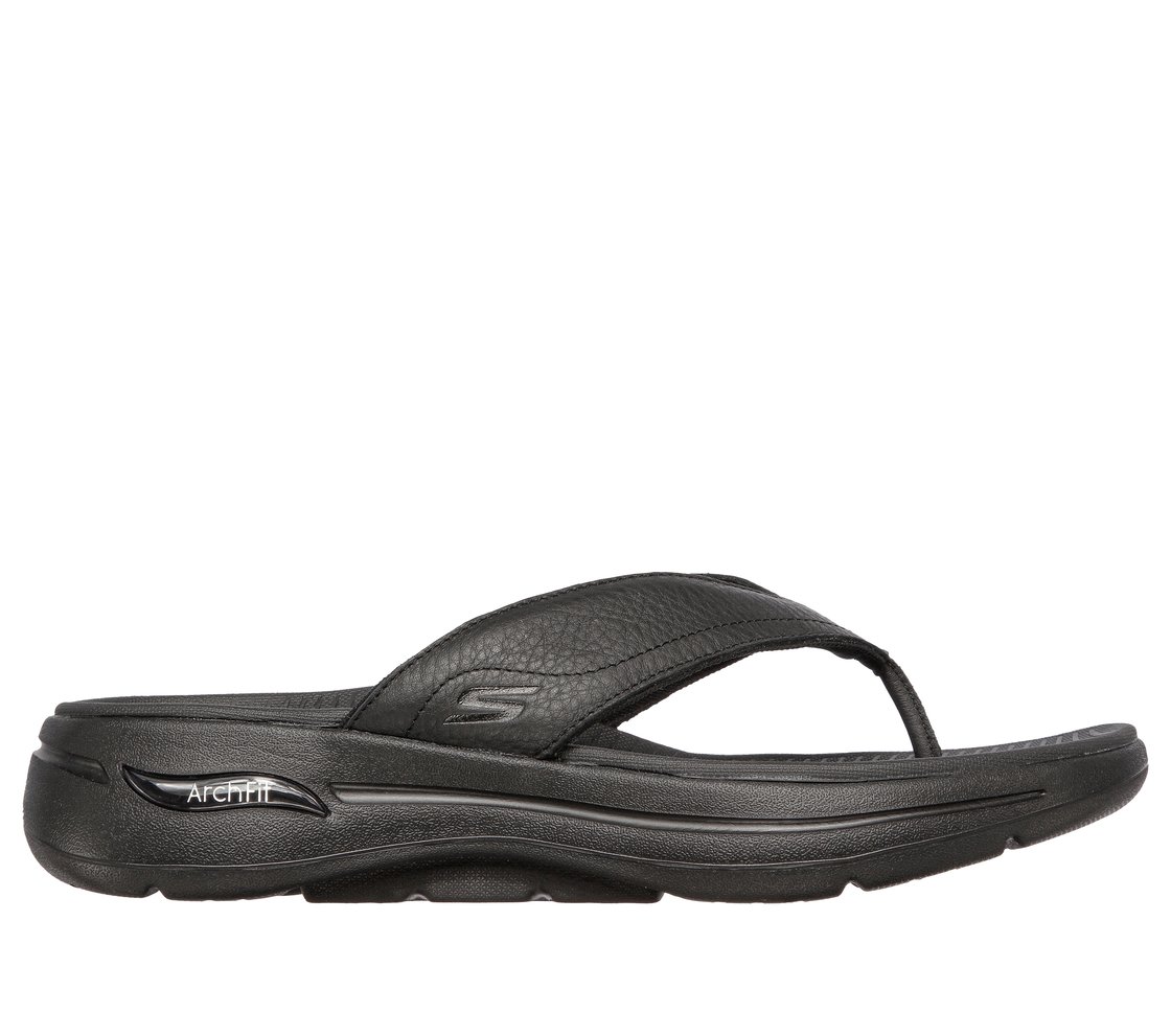 GO WALK ARCH FIT SANDAL, BBLACK Footwear Lateral View