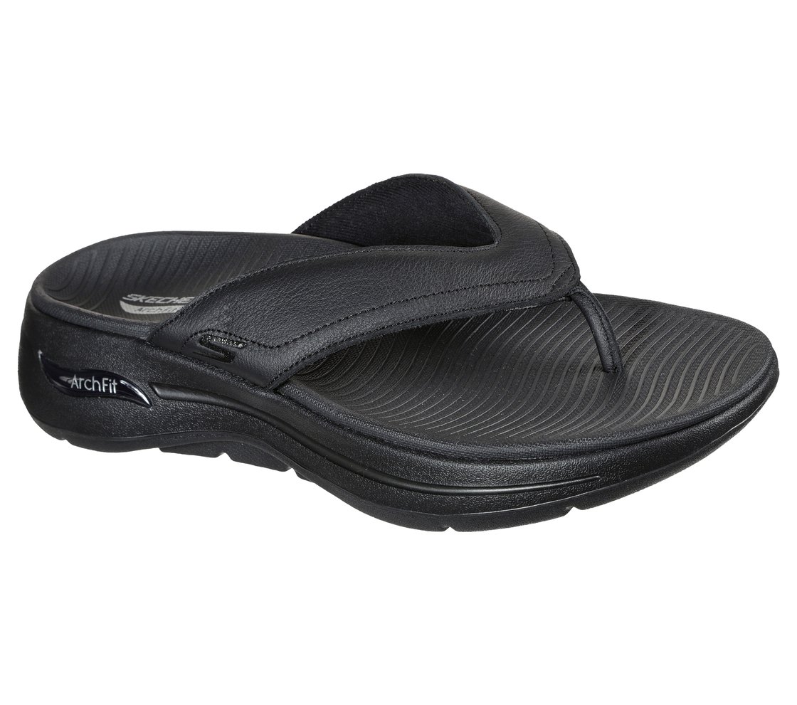 GO WALK ARCH FIT SANDAL, BBLACK Footwear Right View