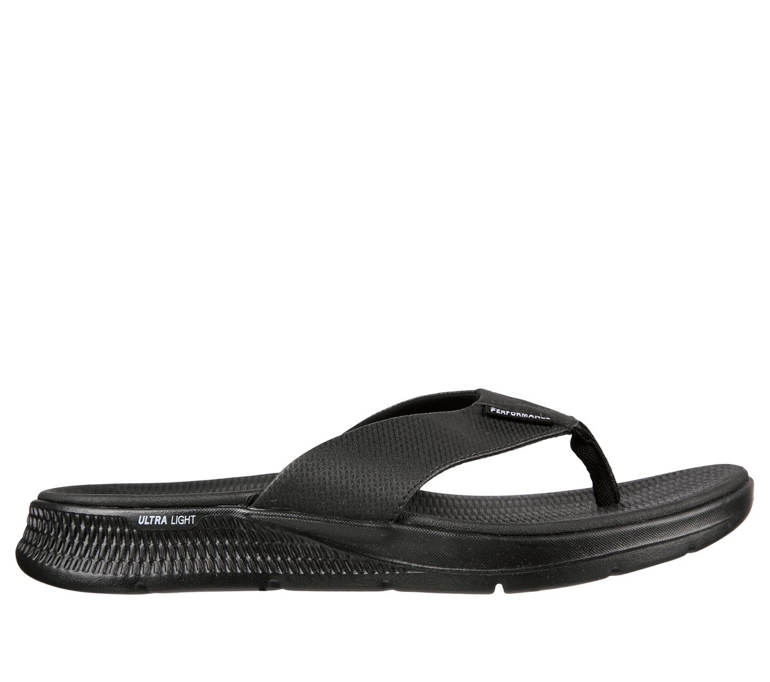 GO CONSISTENT SANDAL-SYNTHWAV, BBLACK Footwear Lateral View
